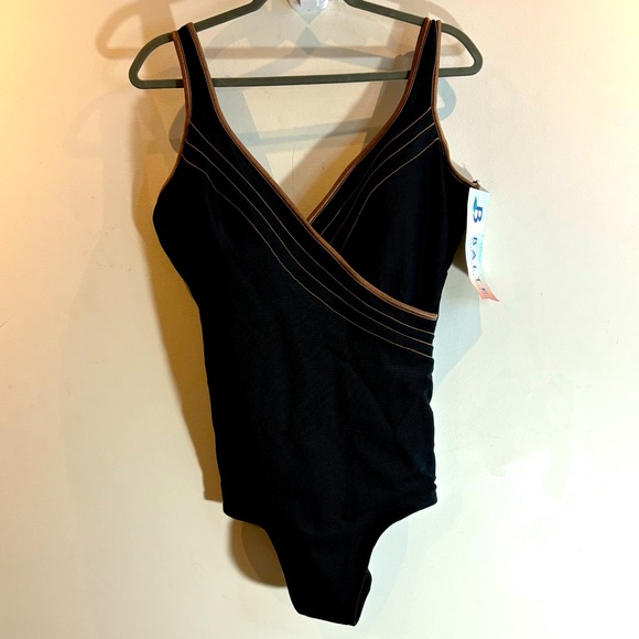 BALTEX Sz 18L One Piece Swimming Suit Bathing Suit Shape Hugging NEW WITH TAG - Picture 1 of 9